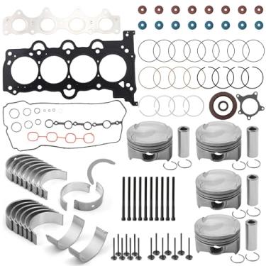 Imagem de Kit de válvula de rolamento de pistões de revisão de motor G4FJ 1.6L com parafusos de cabeça para Hyundai Tucson Accent Elantra Kia Sportage Rio Soul 1.6L DOHC