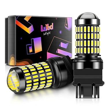 Imagem de LUYED 2 X 1700 lúmens extremamente brilhantes 3157 4014 102-EX Chipsets 3056 3156 3057 3157 lâmpadas de LED com projetor para luzes reversas, xenon branco (LED mais brilhante no mercado)