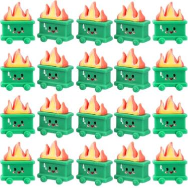 Imagem de Arrowbash 20 Set Resin Dumpster Gift for Team Employee Appreciation Gift Bulk Dumpster Emotional Support Gift with Fire Trash Positive Funny Card Glue Point Office Corporate Gift for Team Coworker