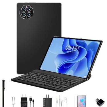 Imagem de Tablet M50 PRO Android 13, tela de 10,1 polegadas, câmera de 24 MP/16 MP, 8 GB de RAM + 256 GB de ROM, WiFi, Bluetooth, 8800 mAh, dois SIMs (Preto)