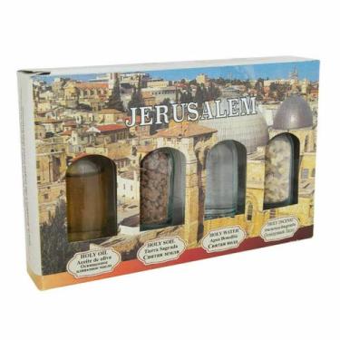 Imagem de Kit 4 Elementos Terra Santa Jerusalém - Água, Terra, Óleo... - H&b