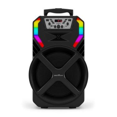 Imagem de Caixa Acústica Britânia Flash Light Woofer 12 Preta BCX12100  Bivolt -
