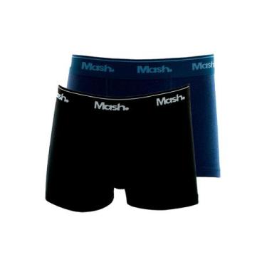 Imagem de Kit com 2 Cuecas Infantil Boxer Mash 190.03, Azul marinho, G