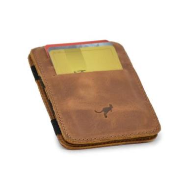 Imagem de Carteira Mágica de Couro Bovino p/cartões, cnh, cédulas - Ello Griff, 