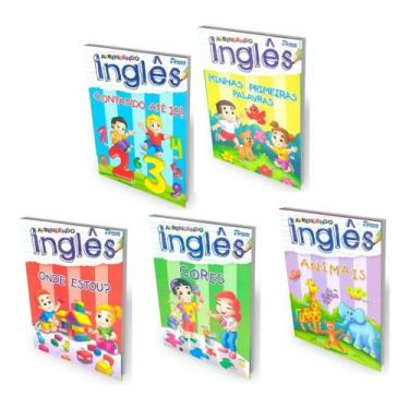 Imagem de Aprendendo Inglês Atividades Para Crianças 5 Volumes - Bicho Esperto