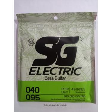 Imagem de Encordoamento SG 040 níquel para Baixo 4 cordas tensão extra leve