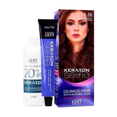 Imagem de Keraton Selfie 6.66 Louro Escuro Vermelho Intenso - Kert
