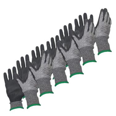 Imagem de Kit 6 Luva De Segurança Anticorte Pu Proteção Trabalho Epi Vidro Cozinha 9020 (10 (GG))