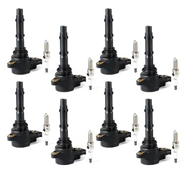 Imagem de DEEGOOLY Pacote de Bobinas de Ignição 8Pcs Uf535 e Velas de Ignição de Irídio Compatíveis com Mercedes-Benz Cls550 E550 S550 Gl450 Sl550 Ml550 S450 Cl550 Clk550 G550 V8 4.6L 4.7L 5.5L