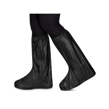 Imagem de Capa Plástica Para Tênis Over Shoes Cmik - Vários Tamanhos, Preto