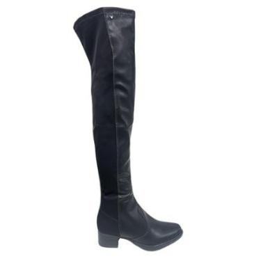 Imagem de Bota Mississipi Cano Longo Salto Baixo Over Knee Leve Mi603-Feminino