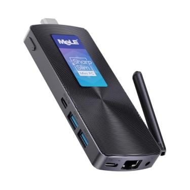 Imagem de MeLE Mini Pc Stick Sem Ventoinha Pcg02, 12º N100 8 Gb 128 Gb, Mini Computador De Mesa Stick, Suporte 4K Hdmi, Pxe Desbloqueado Bios, Micro Pc Auto Power On Indústria Iot Mídia Negócios Escritório Si