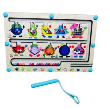Imagem de Labirinto Magnetico - babyconecta, Frutas