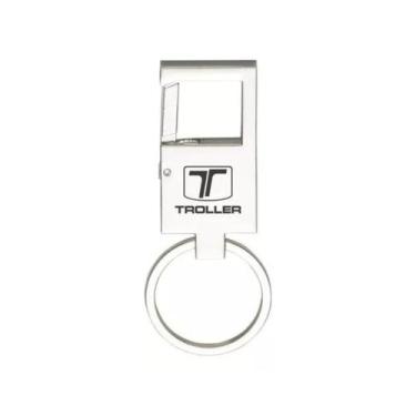 Imagem de Chaveiro Metal Espelhado Mosquetão Para Troller - E - LUALKI STORE LAS