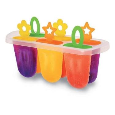 Imagem de Forma para Picolé Plástico, Trasnparente, Linha Casar, Sanremo Forma de Picolé Sorvete com 6 Palitos Picoleteria Molde Forminha Plástico Sanremo Atóxico