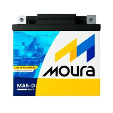 Imagem de Bateria Moto Moura 5ah Ma5-d 125/150cg/titan/biz/nxr/bros/fan/xre300