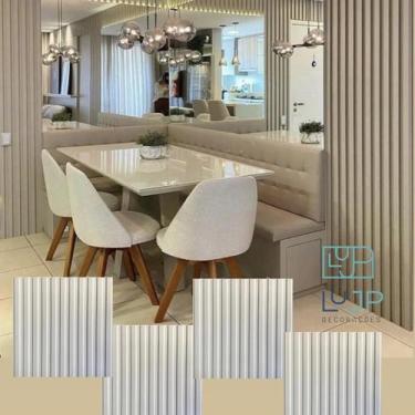 Imagem de Painel Ripado Kit 8 Placas Revestimento Parede 3D Original Luxo Casa C