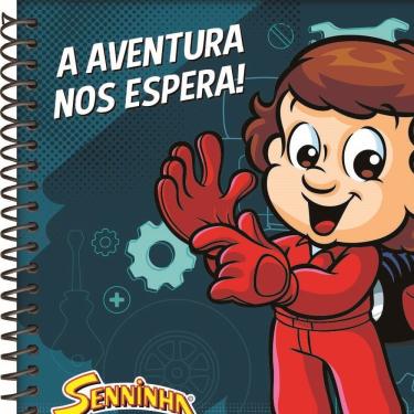 Imagem de Caderno Espiral Capa Dura Cartografia 96 Fls Senninha