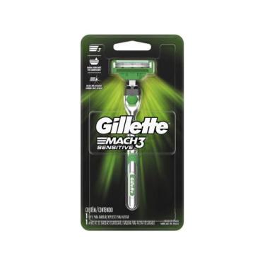 Imagem de Aparelho de Barbear Gillette - Mach3 Sensitive + 1 Carga, 1