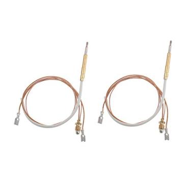 Imagem de Timsec 2 pacotes de termoacoplador de aquecedor de pátio ao ar livre, termoacoplador de 60 cm mais longo compatível com a maioria das marcas aquecedor externo a gás propano, aquecedor de jardim, aquecedor de ambiente