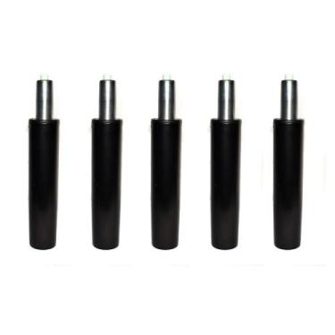 Imagem de Kit 5 Pistão Coluna Á Gás Cadeiras Reforçado Classe 3 Preto - Frisokar