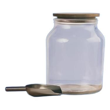 Imagem de Pote De Vidro Hermético Retrô 3L Com Tampa De Madeira - Members Mark