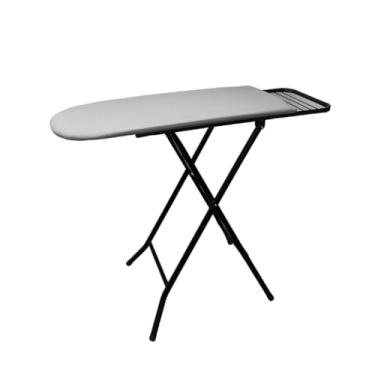 Imagem de Tábua de Passar Roupa Dobrável Mesa de Passar Retrátil com Suporte Para Ferro(Preto)