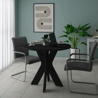 Imagem de Mesa Redonda Retro Sun Preto