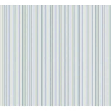 Imagem de Papel De Parede Safari Friends Listrado Azul Sf6215