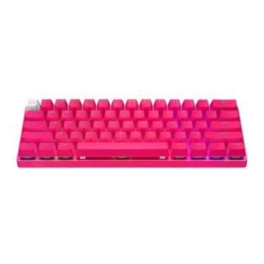 Imagem de Teclado Logitech Mecânico Pro X 60 Magenta - 920-011940