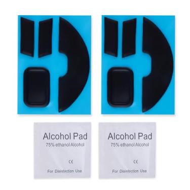 Imagem de 2 conjuntos de patins de mouse e pés de mouse e mouseskates para Razer Lancehead Tournament Edition TE Ambidestro Gaming Mouse