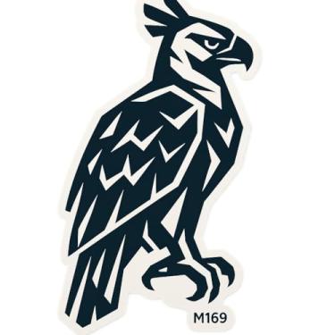 Imagem de Adesivo Notebook Gavião-Real Geométrico