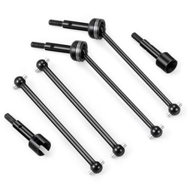 Imagem de MOHERO 4Pcs 1144 Steel Front & Rear CVD Driveshafts Dogbone for WL 1/14 14401 V2 4WD High Speed RC Cars Upgrade Parts