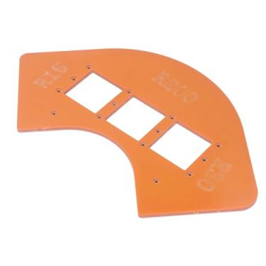 Imagem de lyrlody Modelo de Roteador de Gabarito RADIUS, Gabarito de Canto de Madeira Com Várias Opções de Raio, Plástico Robusto de Engenharia, Obtenção de Cortes Precisos, Fácil de Usar para Armários, Guarda -roupas, Orifícios