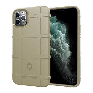 Imagem de LABILUS Capa para iPhone 11 Pro, (Série Rugged Shield) Capa protetora tática de TPU grossa sólida para iPhone 11 Pro (2019) - Argila clara
