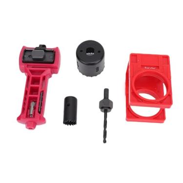 Imagem de Fafeicy Ferramenta de Bloqueio de Portas Prática para Porta de 1-3/4 Polegadas de Espessura 1-3/8 Polegadas, Perfeita para Empreendedores e Materiais, Material ABS