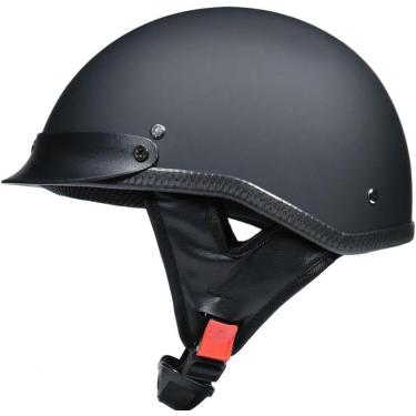 Imagem de Motocicleta Meio Capacetes Brain Cap Half Shell Jet Capacete Scooter Capacete Retro Motocicleta Meio Capacete Homens E Mulheres Adultos Para Cruiser Chopper Motociclista Cicl, #1, M(55-56CM)