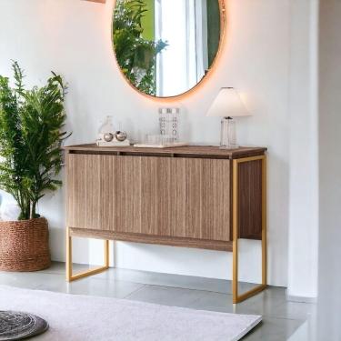 Imagem de Buffet 3 Portas Elegante Noronha - Affara Dourado Affara Dourado