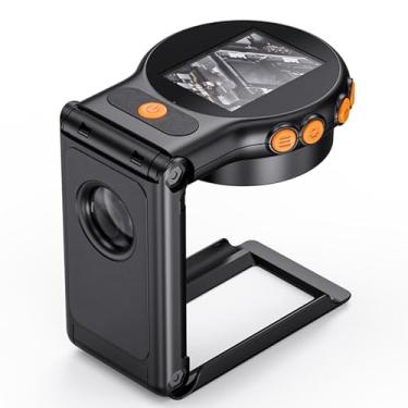 Imagem de TARSHYRY Microscópio Digital Com Tela de 2 "para Adultos, Lupa Portátil Com Lupa Portátil Leve 500x Com Suporte Dobrável Embutido, Coleta de Joalheiros