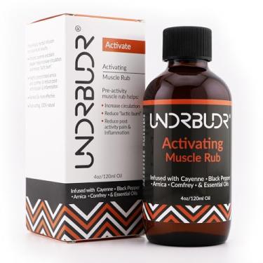 Imagem de UNDRBUDR Esfoliante Muscular Ativador Para Pré-Atividade, Com Infusão De Pimenta-Caiena E Pimenta-Do-Reino, Reduz A "Queimadura Láctica", Óleos Essenciais Arnica Confrei, Recuperação Reparo, 113 Ml