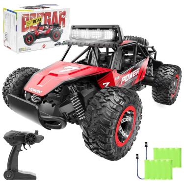 Imagem de Carrinho de Controle Remoto Off Road até 20 km por hora, Tração 4 x 4, Idade Recomendada 8, BEZGAR, Azul