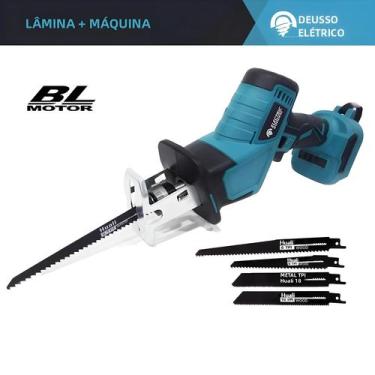 Imagem de Serra Recíproca Elétrica Sem Fio De 18V Com Bateria Makita De 300W, Fe