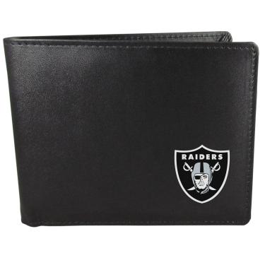 Imagem de Carteira masculina Siskiyou NFL com dobra dupla, Preto, One Size