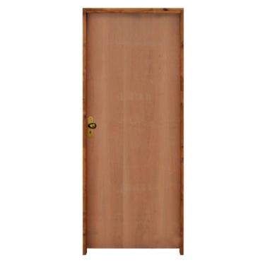 Imagem de Porta Lisa Padrão Imbuia 62x210cm Batente 12 Esquerda - RD1051E - RODAM
