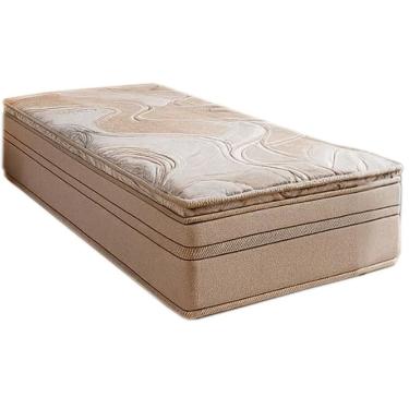 Imagem de Colchão Dom Solteiro 88cm com Molas Ensacadas Bio Flex Cor Bege