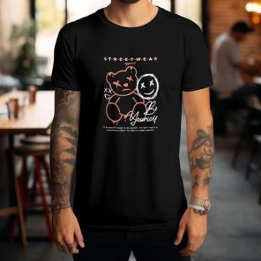 Imagem de Camiseta Casual Masculina Manga Curta Estilosa Moderna em Algodão do P ao G1-Masculino