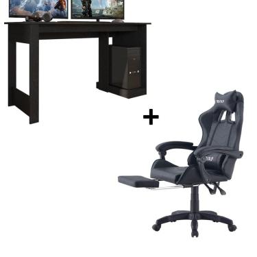 Imagem de Kit Cadeira Gamer com Mesa Gamer