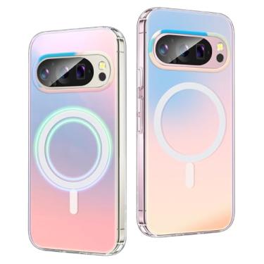 Imagem de Layeri Capa para Google Pixel 10 Pro XL holográfico iridescente [compatível com Magsafe] Capa protetora de celular exclusiva e estética arco-íris (Irisierend, Pixel 9 Pro XL)