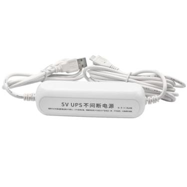Imagem de NonMiFyR Mini UPS Bateria de reserva para câmera de segurança Compacto Multiuso Carregamento rápido Confiável Resistente às intempéries 5 V DC Fonte de