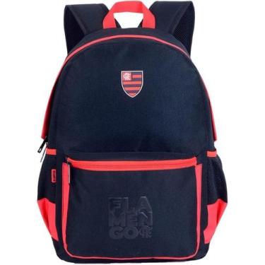Imagem de Mochila esportiva 03 flamengo clube 14002 xeryus, M, Preto